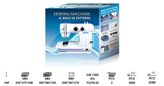 214X134X253MM Flat-Bed Butterfly Overlock Machine à coudre pour le ménage Parfait pour la maison