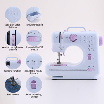 Machine à coudre à zigzag à fonction multiple pour les vêtements ménagers